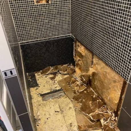Rénovation douche après dégâts des eaux